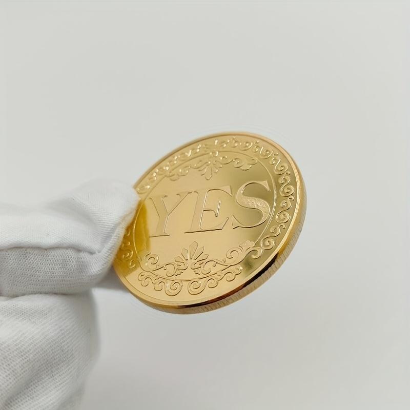 2PCS Yes No Challenge Coin Decision Maker Coin