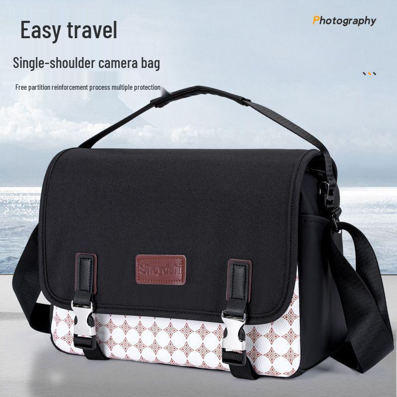 

Waterproof Portable Sling DSLR Camera Bag - Cute, Unisex Digital Photography Equipment Bag Small