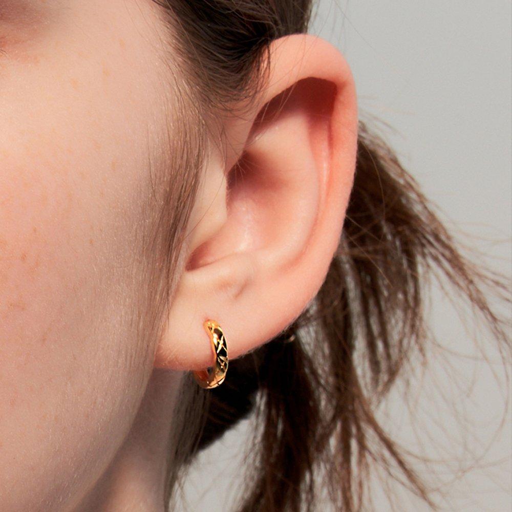 [Hei][Worn by Kang Han-na, Seo Eun-kwang, Baek Jin-hee, and Woods] Diamond One-Touch Earring