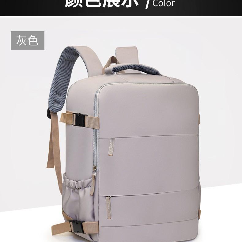 Schoolbag Business Commuter Large Capacity Backpack Lightweight Waterproof Business Trip Computer Backpack Multi-Pocket Versatile Leisure Bag