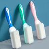 3Pcs Long Handle Ultra Soft Bristle Cleaning Brush Random Color Portable Stain Remover For Clothes Shoes Sneakers