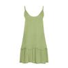 Plus Size Women's Halter Dress Adjustable Buckle V-Neck Big Swing Sleeveless Printed Dresses