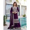 Salwar Kameez Indien Bollywood Tenue de Soirée Haut Sharara Costume Pakistanais Robe de l'Aïd