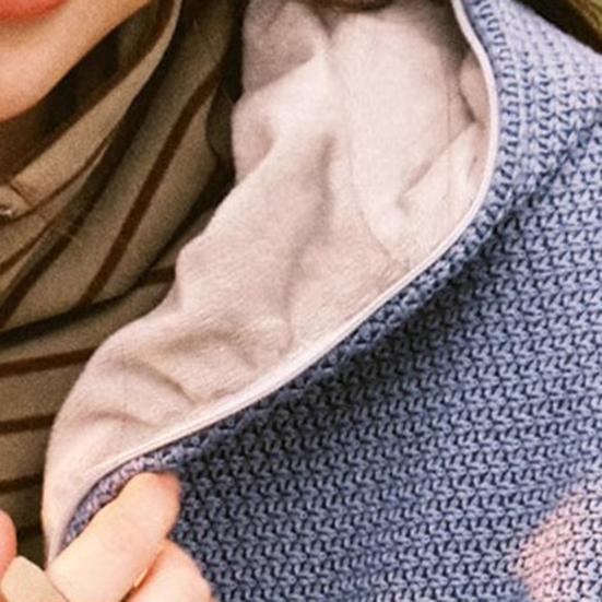 Electric Blanket USB-Powered Hooded Zipper Closure Solid Color Heated Shawl Wraps Winter Warm Quick Heating Blanket