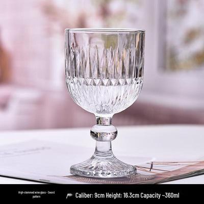 Shangqi Jiancao Retro Red Wine Goblet Set
