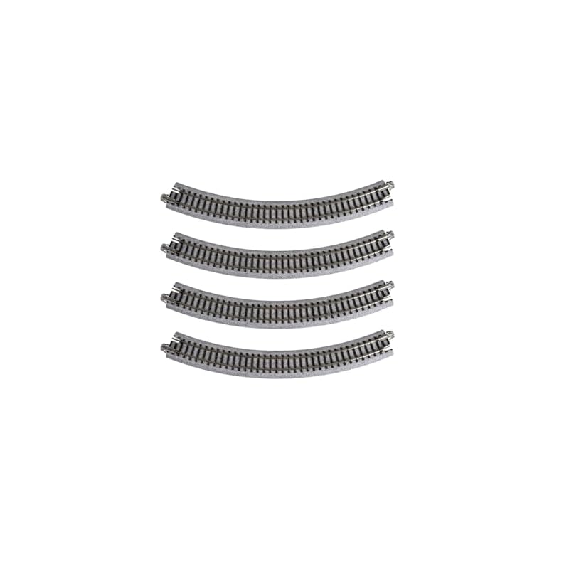 KATO N Gauge Curved Track R249-45°, Set of 4, 20-100, Model Railroad Supplies
