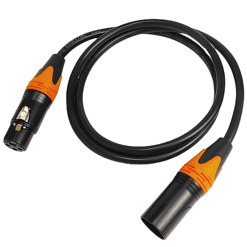 XLR Microphone Cable 3-Pin Male to Female 50cm 1m 2m 3m 5m 10m Balanced Audio Cable for Mic Speaker Amplifier PA System