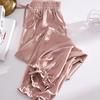 Ice Silk Summer Harem Pants: Thin, Loose-Fit, Cuffed, Anti-Mosquito Lantern Style