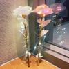 Luminous Flashing Gold Preserved Rose Bouquet – Creative Qixi Souvenir