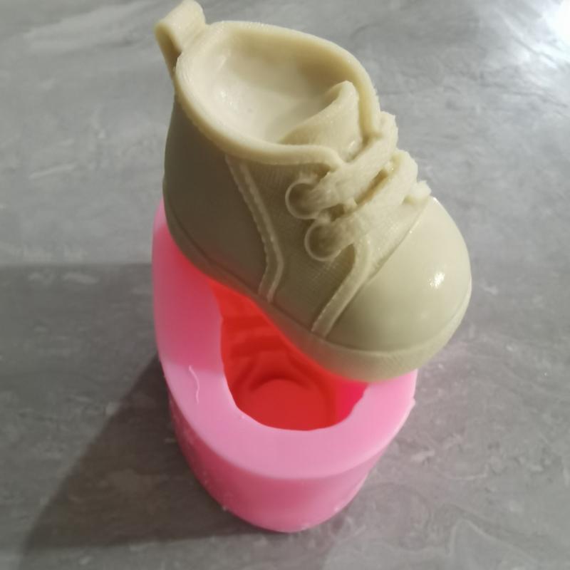Fondant Moulds Cake Gadget Baby Shoe Shape Silicones Cake Molds Fondant Chocolate 3D Mould Cake Decorating for Baking