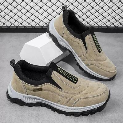 Winter Outdoor Sneakers for Man Fashion Sale Slip On Platform Sport Running Shoes Light Anti-slip Male Hiking Shoe Masculino