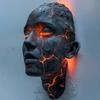1PC New Cracked Soul Wall Light Cracked Soul Wall Light Resin Crafts