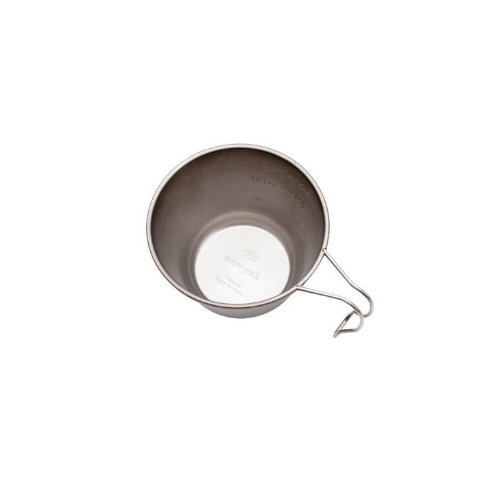 Snow Peak Deep Titanium Sierra Cup with Lid E-314R, 360ml