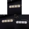 Geometric Square Water Drop Crystal Bracelet For Women Party Wear Jewelry Gift