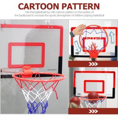Tablero Mini Aro de Baloncesto para Niños Aro de Baloncesto Portátil Seguro Juguetes para Adultos