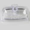 Space Saving Adjustable Shower Rod Soap Tray Bathroom Organizers Corrosion Resistant Thin Design Shower Soap Holder