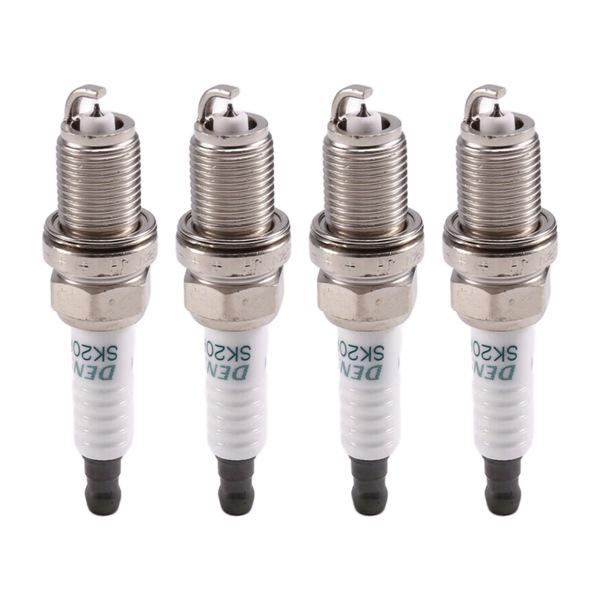 Set of 4 Spark Plugs - Compatible with Toyota 4Runner, Camry, Corolla, Celica