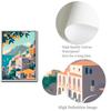 Pôster da Costa Amalfitana Itália Impressão Ilustração Positano Viagem Arte Pintura em Tela Paisagem Nórdica Pintura em Tela Abstrata Decoração