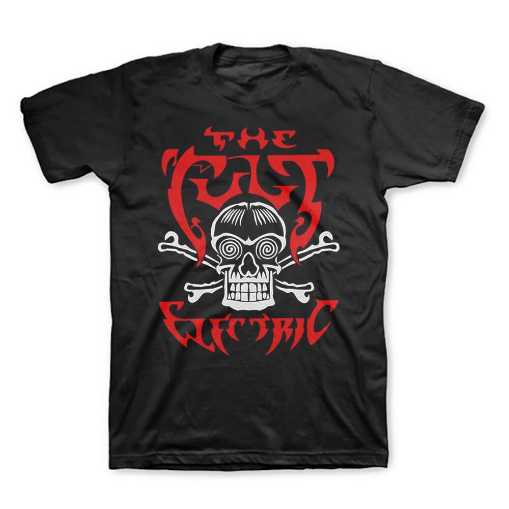 CULT Electric Skull T-Shirt New *Officially Licensed* S-3XL S разноцветный