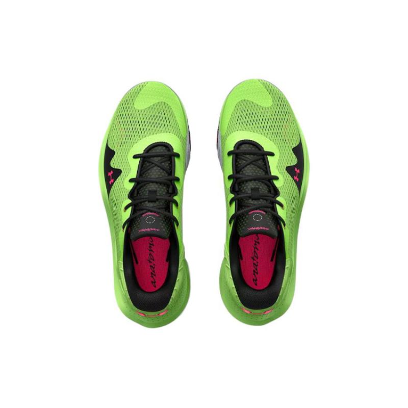 Under Armour Spawn 4 Green Sneakers 3024971-301