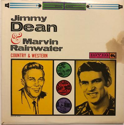 LP Record JIMMY DEAN / MARVIN RAINWATER - Country & Western MVS173 Mount Vernon Mu US Folk Used