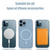 6-1Pcs Magnetic Metal Sticker Rings for Iphone 14 13 12 Plus 15 ProMax Ultra-Thin Magsafe Magnetic Wireless Charger Metal Plate