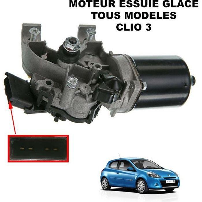 

MOTEUR D ESSUIE GLACE AVANT COMPATIBLE prévu pour RENAULT CLIO 3 TOUS MODELES