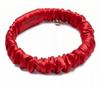 Silk Scrunchie Mulberry 6A Red XS Thin Premium