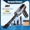 3-in-1 Vacuum Cleaner USB Charging Portable Suction And Blowing Function for Small Car And Household Use