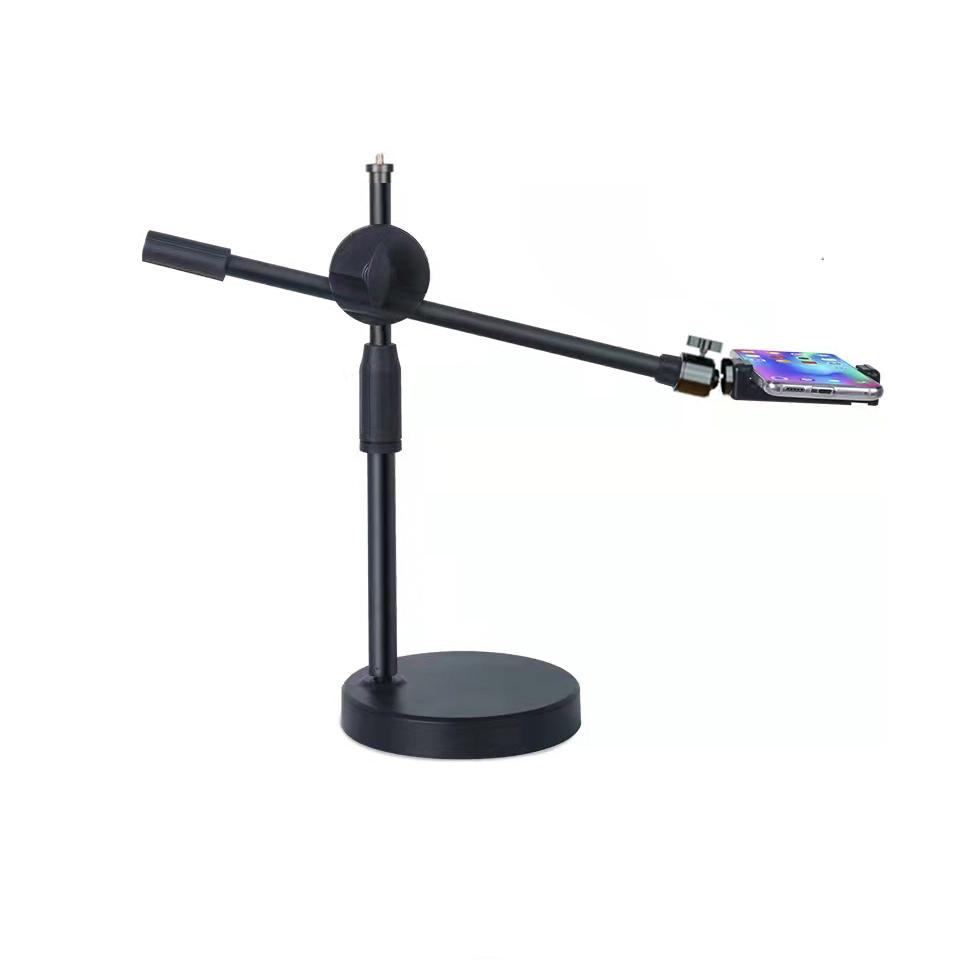 Horizontal Tripod for Mobile Phone Smartphone Overhead Note Shooting Vertical Tripod Stand for Photography Filming with Light