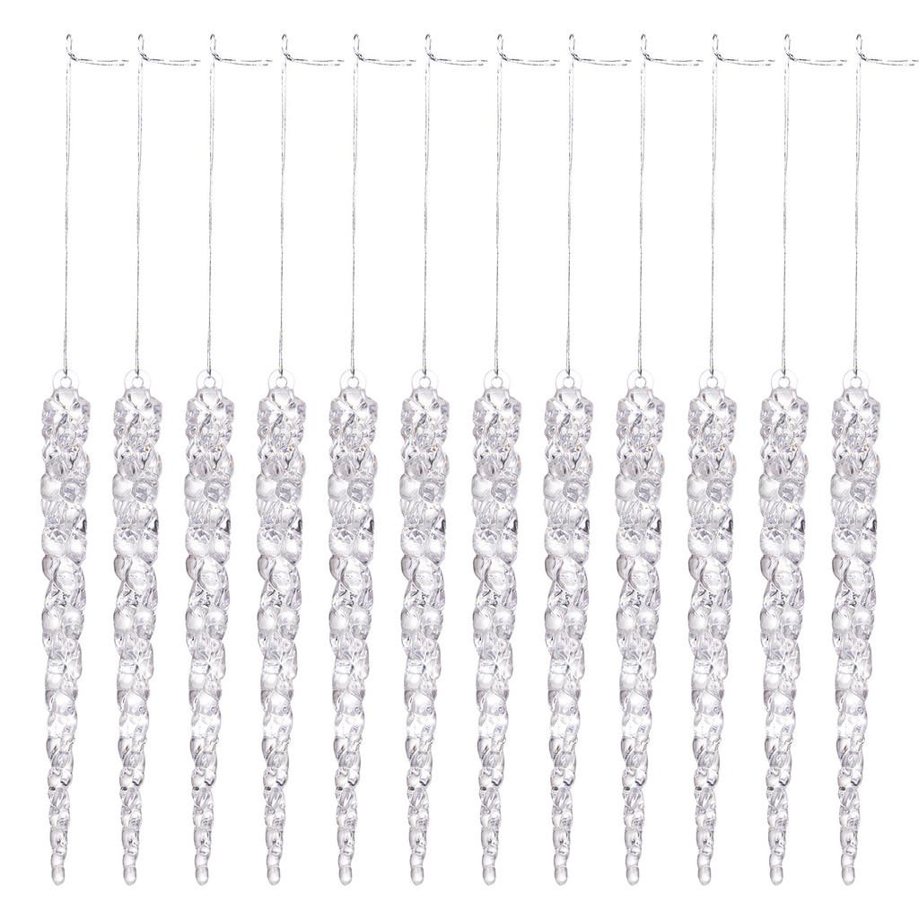 Christmas Broken Acrylic Ice Pendant Decorations Set For Holiday Decor Home