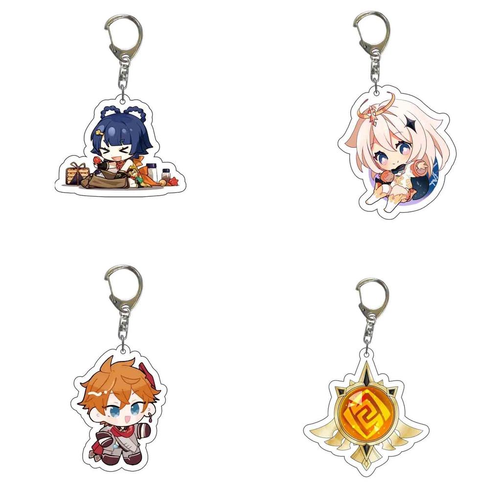 Vibrant Cartoon Keychain With Alloy Silicone Chain For Kids And Fans