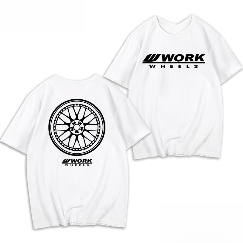 Modă 2026 Vară Nouă Piese Multiple Jantă Forjată Logo Imprimat Grafic Tricouri pentru Unisex și Unisex Streetwear de Înaltă Calitate