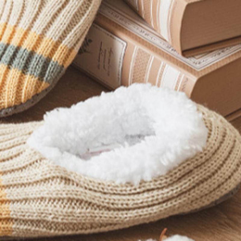 Daiso Color Matching Knit Slipper Living Room Shoes 230 250 Mm Yellow
