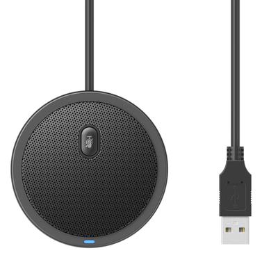 UM02 USB Omni-directional Condenser Microphone Mic for Meeting Business Conference Computer Desktop