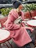 2024 Autumn/Winter Women's Loose Fit Mid-Length Faux Shearling Lambswool Coat