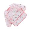 Cartoon Flamingo Apron for Toddlers, Waterproof Baby Bib with Sleeves, Pink Baby Eating Apron for Food Messes