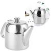 Coffee Pot Teapot Stainless Steel Kettle Cold Water Jug Short Spout for Hotel Restaurant32oz(Approx. 850ml)