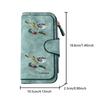 Moon Cicada Sound Long Zipper Wallet, Large Capacity Card Holder, Unisex Clutch Bag, Fashionable Zipper Coin Purse, Suitable for Daily Use, A Great