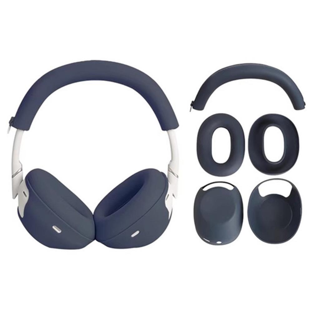 Pro Sony WH-1000XM6 Silikonový obalový set s krytem náhlavního oblouku, ochranné náušníky na sluchátka, krytky