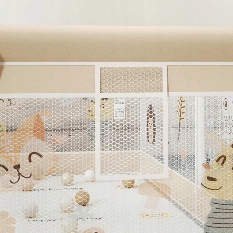 Playpen For Children Large Xxl 180X200Cm + Mat + 100 Balls Cover Dry Pool
