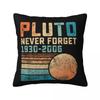 Home Decor Pluto Pillowcase Memory Galaxy Space Planet Bedroom Summer Vintage Cover