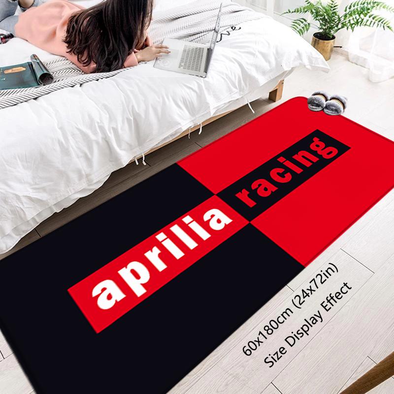 Welcome Floor Mat Non-Slip Foot Rug Italy Aprilias Racing Motorcycles Hallway Carpet Water Absorbed Rugs Bedside Mats Home Decor