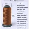 High-Strength Colored 420D Leather & Nylon Thread - Mercerized, Thick, Smooth, 3-Ply Canvas Sewing Thread - Free Shipping