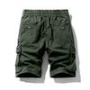 Men's Casual Wear Multiple Pockets Five-pocket Pants Mid- Pants