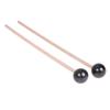 Professional Xylophone Marimba Mallets with Maple Handles 2pcs Wooden Handle Rubber Mallets Percussion Instrument Accessories