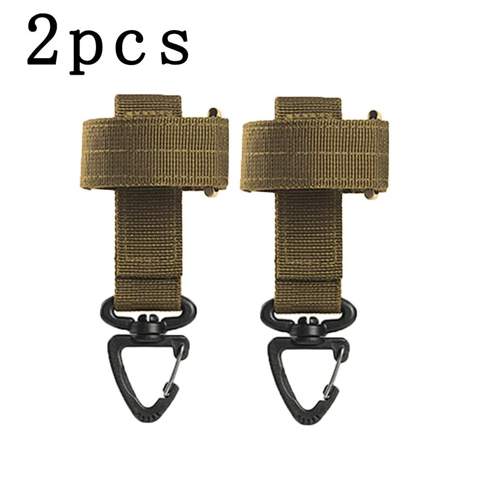 1/2pcs new multi-purpose tactical gloves buckle hook ventilator military rope climbing outdoor storage adjust camping hanging