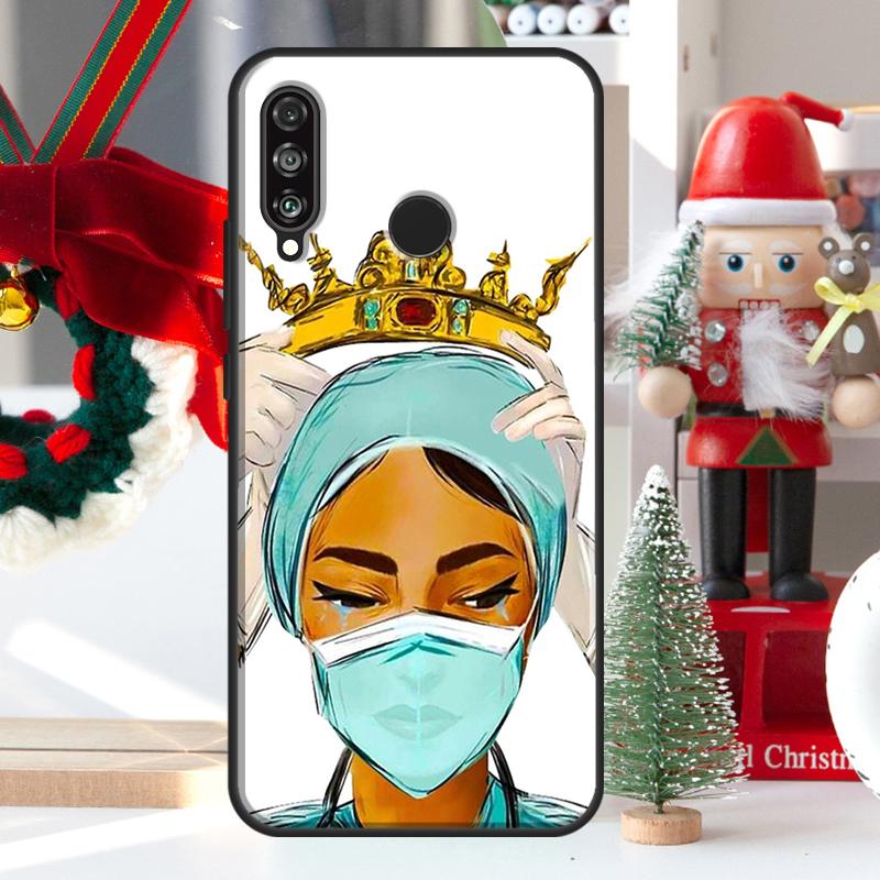 Cartoon Medicine Doctor Nurse For Huawei Nova 9 10 SE 11 Pro Y60 Y70 Y90 Y61 Y91 Y72 Y73 12i 11i 8i P20 P30 P40 Lite Case