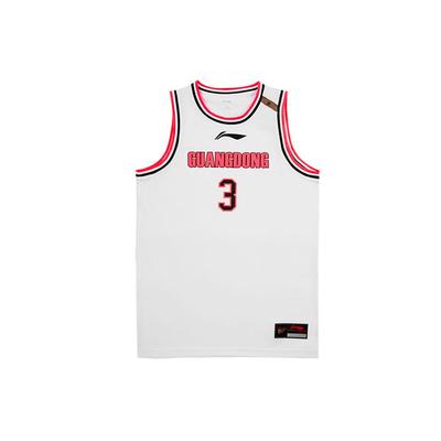 CBA Alliance Edition SW Fan Version 2021-2022 Sæson Guangdong Hold Hu Mingxuan Nr. 3 Hjemme Basketball Trøje Mænd Toppe Hvid AAYR447-1