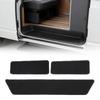 Conjunto de 3 Tapetes de Degrau Para VW Transporter T5 T6 Preto Antiderrapante Tapetes de Porta Para Campervan Porta Deslizante & Porta do Condutor & Passageiro
